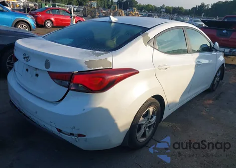 2015 Hyundai Elantra Se z USA, uszkodzony, nr VIN 5NPDH4AE5FH648201